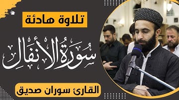 سورة الانفال كاملة surah al anfal full القارئ سوران صديق soran sdiq