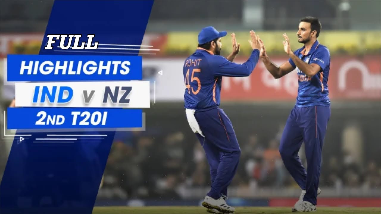 India vs New Zealand || 2nd T20 Match Full Highlights || Ind vs Nz 2023 ...