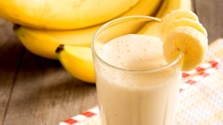 طريقة عمل سموذي موز بالحليب /Banana with Milk Smoothie Recipe