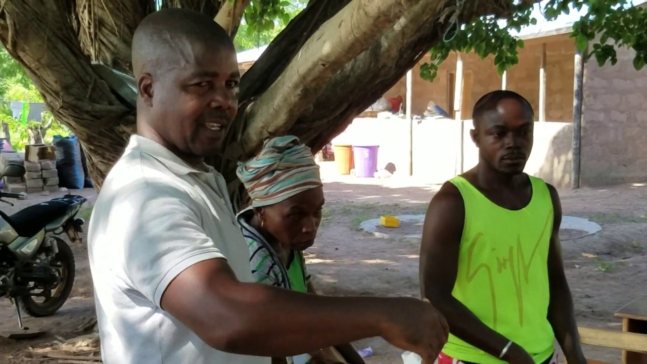 Learning How To Make Neem And Baobab Oil From Scratch  Here In Ghana West Africa