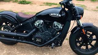 Indian Scout Bobber With Vance&Hines Exhaust