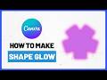 Canva: Turn Any Shape into a Glowing Element (Shadow Trick)