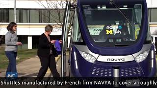 University of Michigan launches driverless campus shuttle