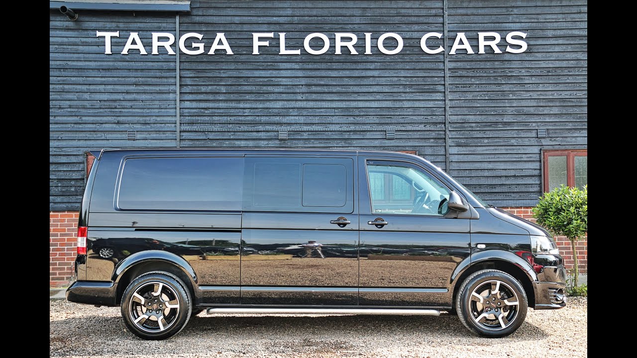 VW Transporter T5 T32 TDi Kombi Sportline in Deep Black Pearl 180PS