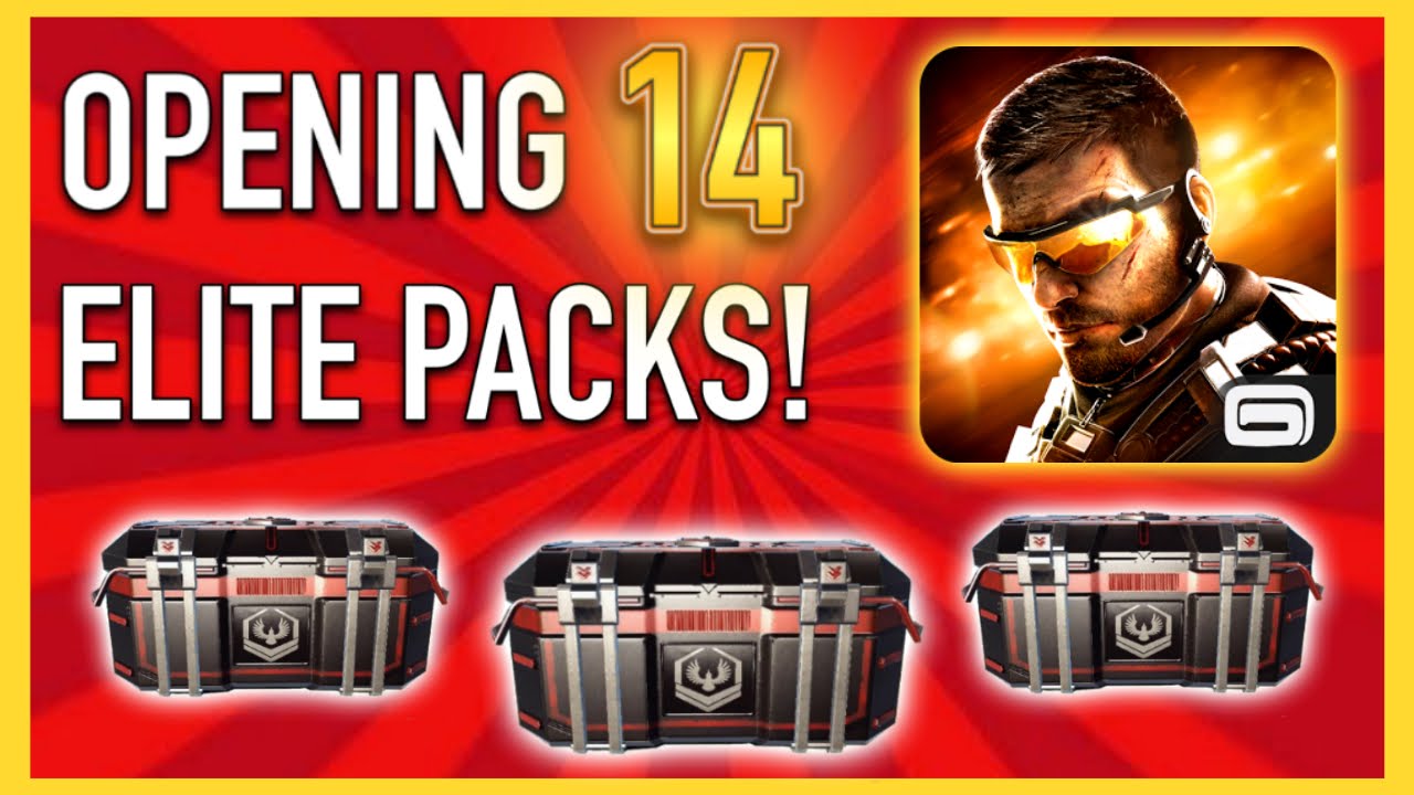 OPENING 14 ELITE PACKS! | Modern Combat 5: Blackout (10)