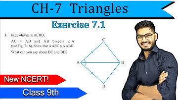 Class9 Question 1 Exercise 7.1 || Chapter 7 Triangles || New NCERT || BY Rajeev Sir