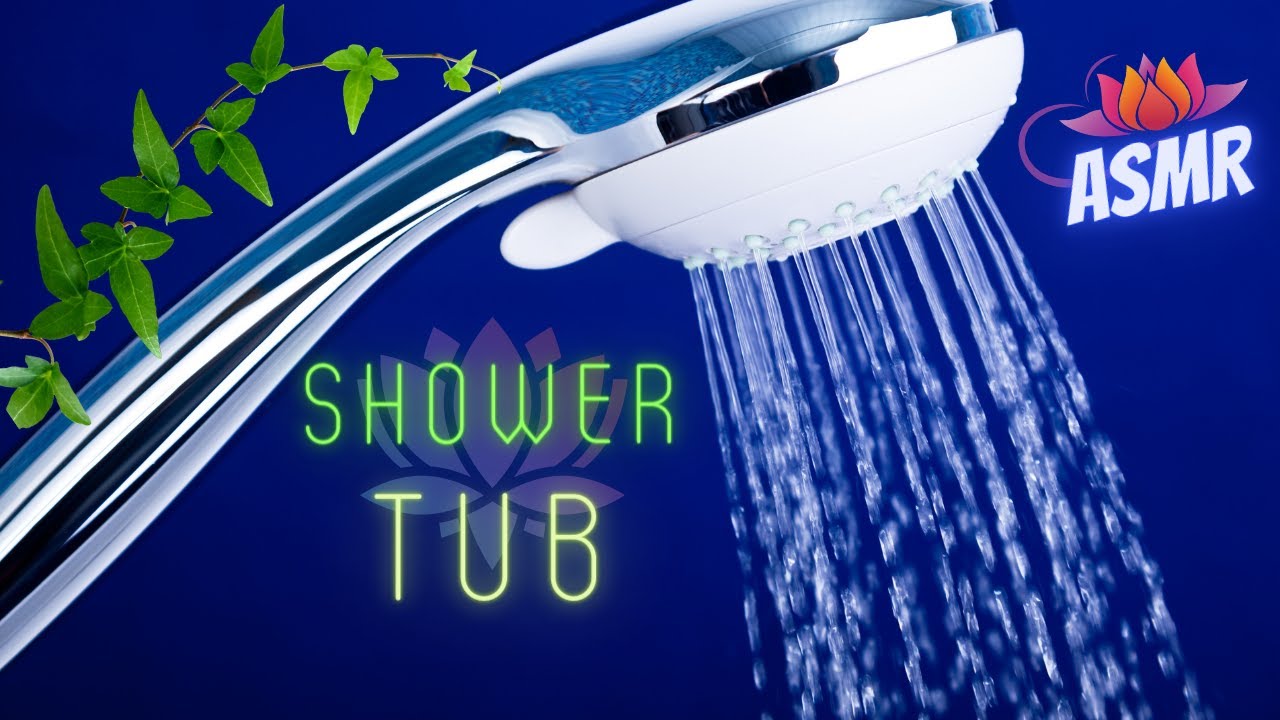 Shower Sound in tub (splashing) White Noise & ASMR 26 YouTube