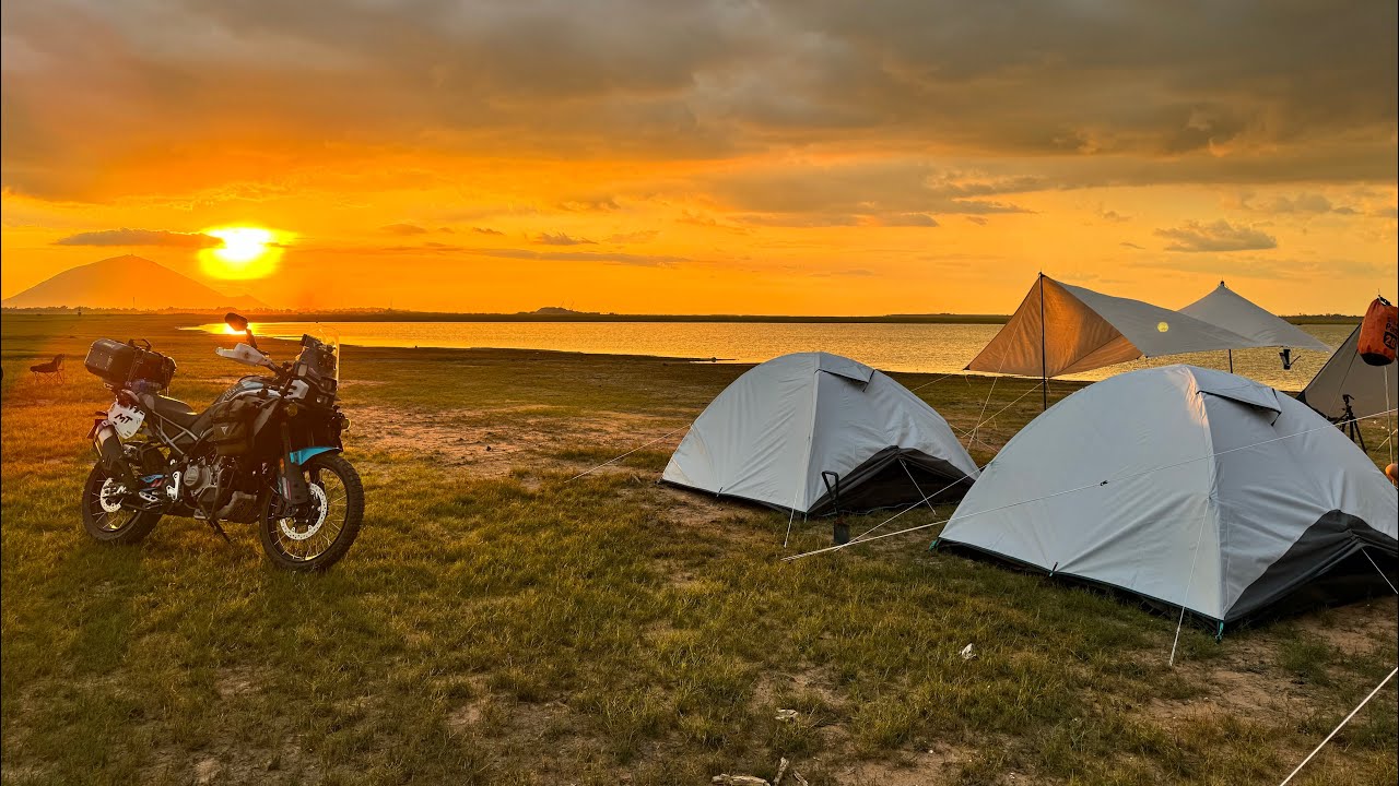 MỘT NGÀY CAMPING TẠI LÒNG HỒ DẦU TIẾNG CÙNG CÁC BẠN | Mưa & Gió Rất Lớn Nhưng Vui