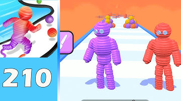 Rope-Man Run (IOS/Android) NEW UPDATE Gameplay Walkthrough All Level Eps 210 #Shorts