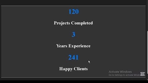 How to Make Scroll Number Counter Animation | using HTML CSS & JAVASCRIPT🔥✅