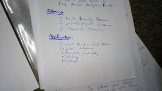 Applications of DSP