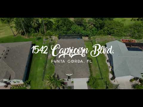 1542 Capricorn Blvd, Punta Gorda, FL home video tour