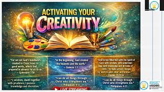 LIVE🔴Activating Your Creativity🌿| Teach Me To Number My Days Global Outreach | Mon 25 May '26 @ 12AM