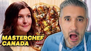 Italian Chef Reacts to MasterChef Canada PIZZA COMPETITION