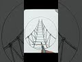 Drawing a suspension bridge—is that something anyone can do? #youtubeshorts #shortvideo #drawing