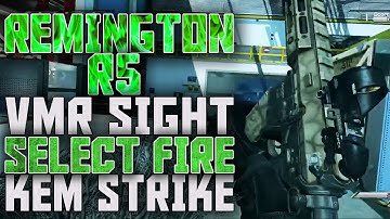 COD GHOSTS: CRAZY K.E.M STRIKE w/ REMINGTON R5 w/ VMR SIGHT + SELECT FIRE (Unique K.E.M Strike)