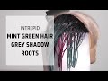 Mint Green Hair with Grey Shadow Roots | INTREPID Collection: Nike | Goldwell Education Plus