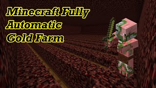 Granja de oro totalmente automática en Minecraft 1.8 | Granja de oro para principiantes screenshot 5