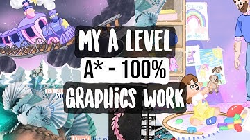 A Level Graphics Book Flip Through (A* - 100%)