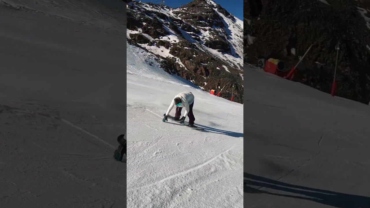 Snowboard Tutorial: Switching from Heel to Toe Edge | Sierra Nevada, Spain 
