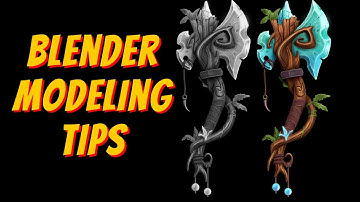 Blender 3D Modelling & Texturing Tips - Timelapse tutorial