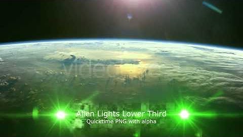 Motion Graphics - Alien Lights Lower Third | VideoHive