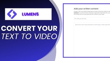 How To Convert Your Text Into Video With Lumen5