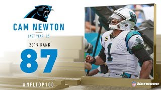 #87: Cam Newton (QB, Panthers) | Top 100 Players of 2019 | NFL