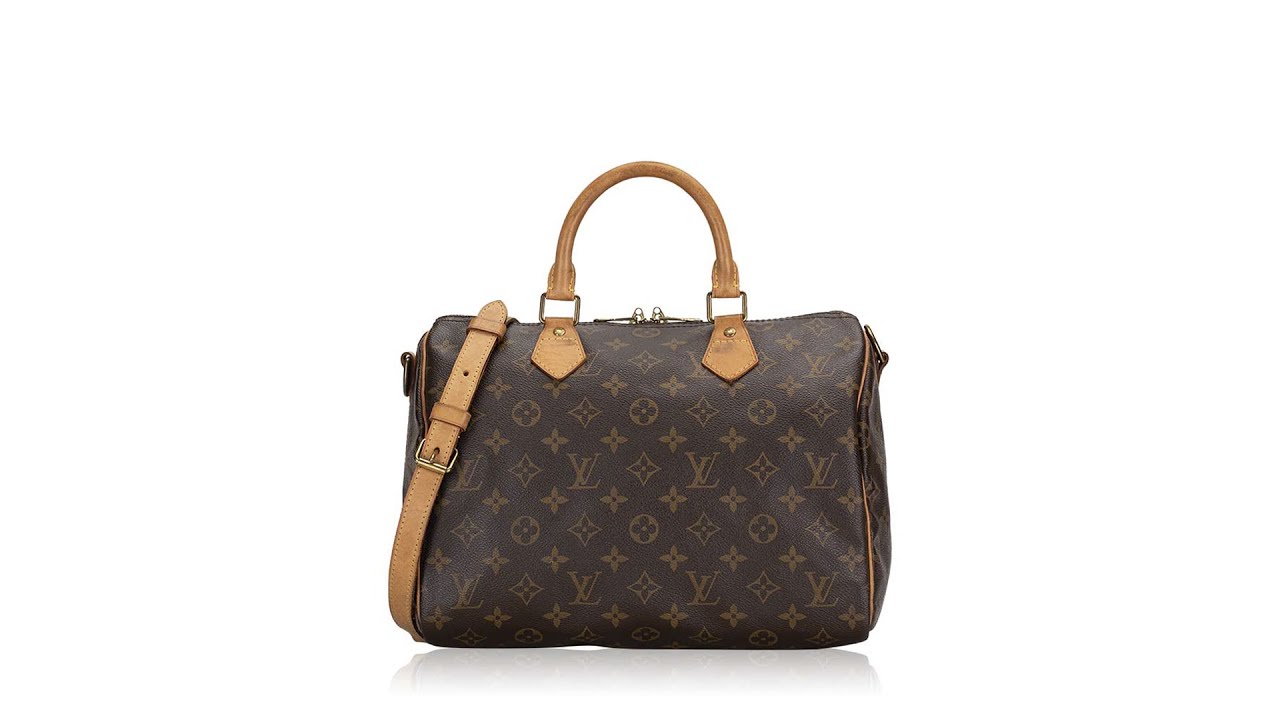 Louis Vuitton Monogram Speedy 30 Bandouliere
