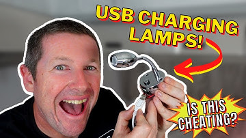 LIVE | Upgrading to USB Charging Reading Lamps - no extra wiring in your Caravan or Camper!