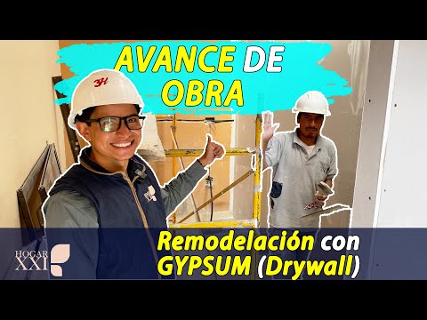 Remodelación integral con Gypsum (Drywall) ✅