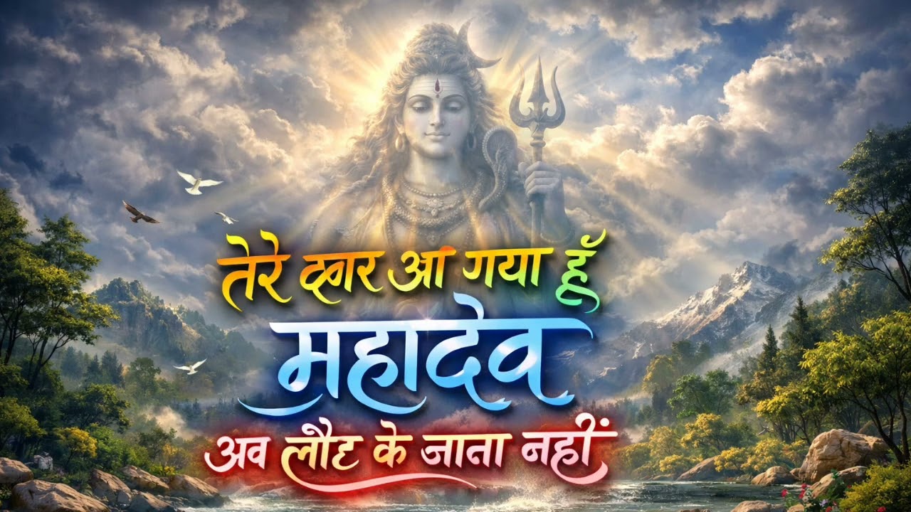 तेरे द्वारा आ गया हूं महादेव अब लौट के जाना नहीं। Pain full shiv bhajan 