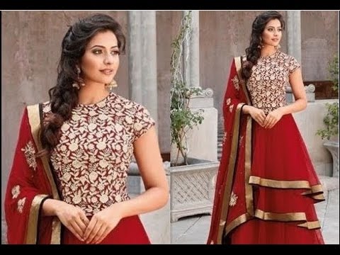 Best Hairstyle With Frock Suit - YouTube