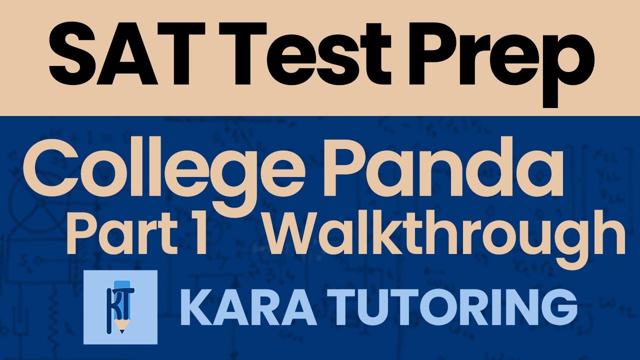 College Panda SAT Math Walkthrough Part 1 YouTube