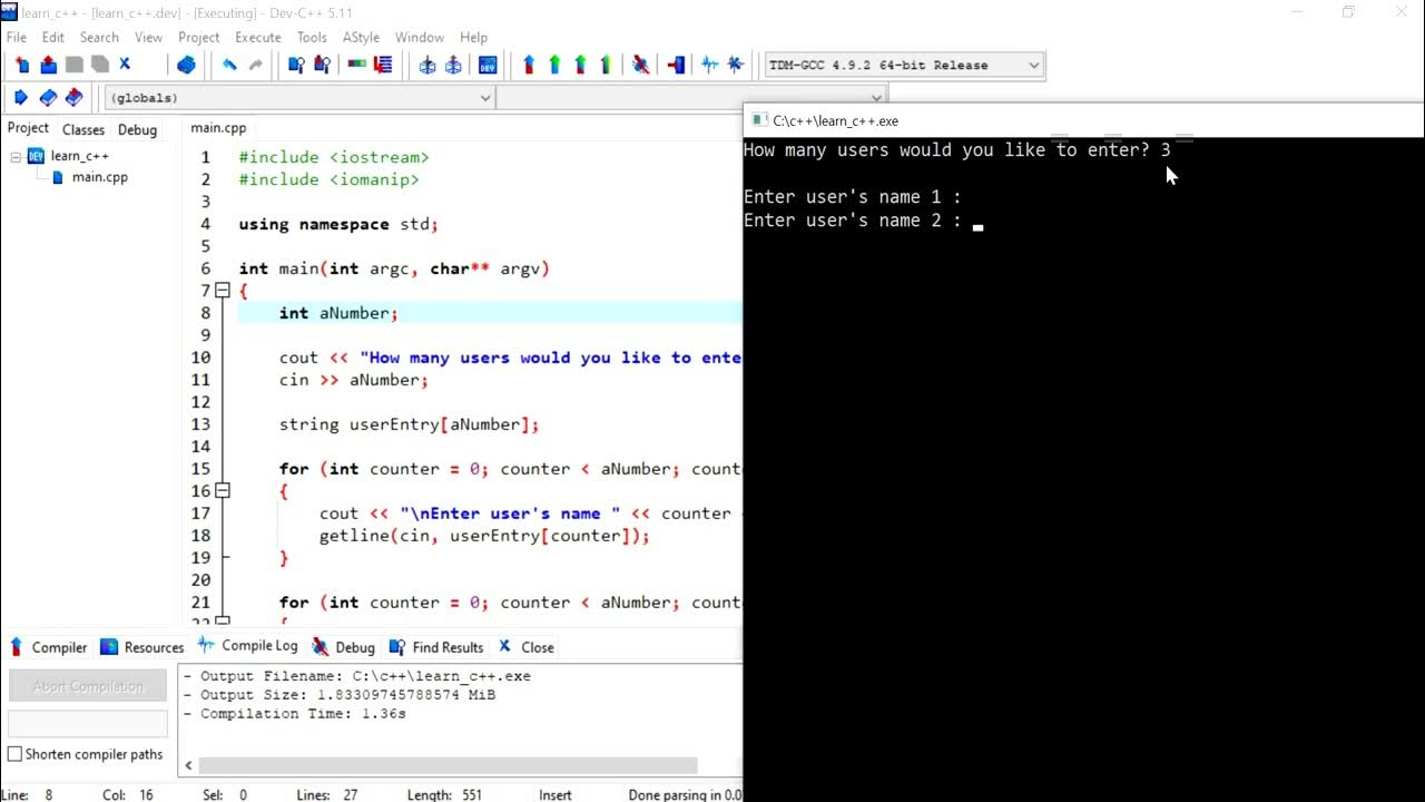 C++ 13: Using cin.ignore() - YouTube