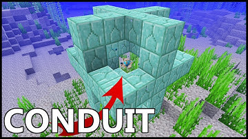 How To Activate A CONDUIT In Minecraft