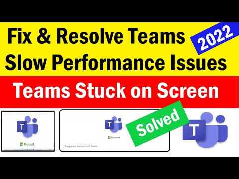 How to Fix/Resolved Slow Performance Issues in Microsoft Teams | Fix Teams Stuck on White Screen