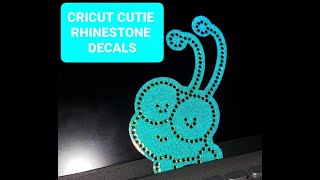 Glitter Rhinestone Cricut Cutie Decals!!