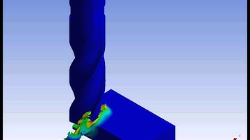 Ansys Workbench explicit dynamics  end milling of AlSi 1045 extended example 5