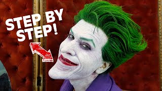 The Joker Makeup Tutorial Timelapse Step by Step (Comics version)