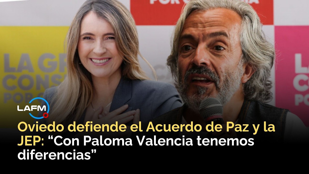 Juan Daniel Oviedo defiende el Acuerdo de Paz y la JEP: “con Paloma Valencia tenemos diferencias”