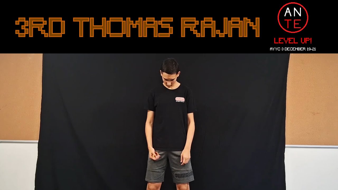 Ante Yoyo Cup III - Thomas Rajan 03 1A Finals