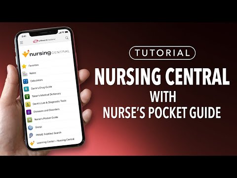 Tutorial: Nursing Central with Nurse's Pocket Guide