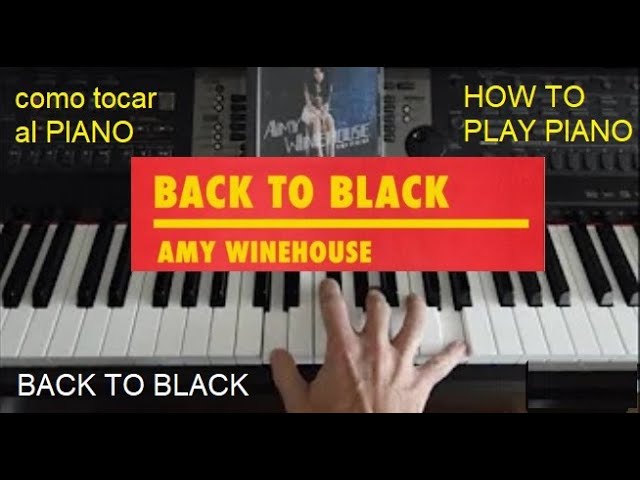 ☆ Amy Winehouse-Back To Black Sheet Music pdf, - Free Score