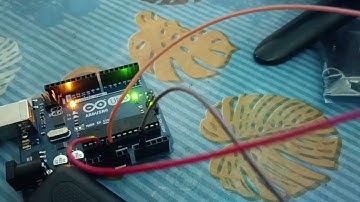 LM35 temperature sensor connection to arduino board and temp. can be viewed through serial monitor.