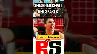 Voli  Counter Attack Ala Red Sparks  Back Attack Gia megawati redspark volikorea volleyball