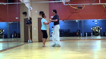 Salsa Dancing 0010 Break Steps Forward Back Side Cross Back