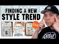 Finding A Style Trend on Etsy & Creating It In Canva!