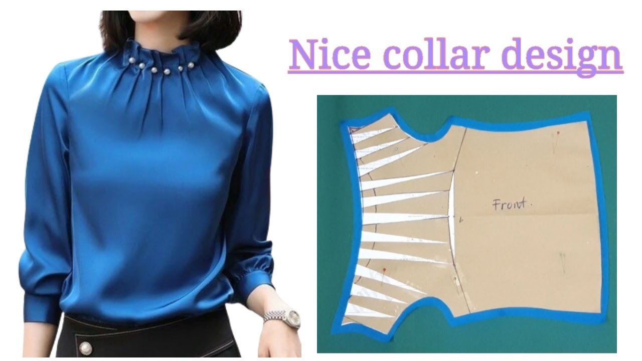 🌟Thiết kế cổ áo kiểu đẹp | Hướng dẫn cắt may cổ áo chi tiết cho người mới bắt đầu |