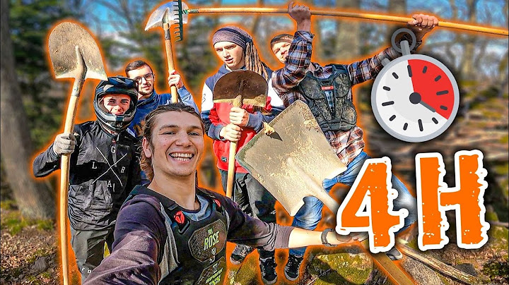 4 heures pour construire la meilleur piste de VTT !